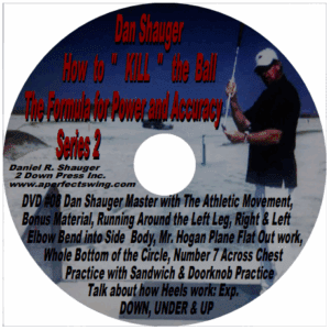 CD cover for Dan Stauger's fitness series featuring power and accessory exercises.