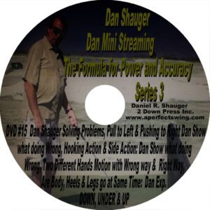 Disc labeled 'Dan Shauger's Man Mail Streaming' with blurred text and an image of a man.