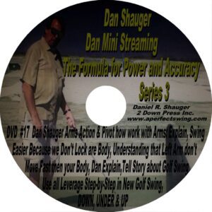 CD cover featuring a man and text about Dan Shaugger's streaming series.